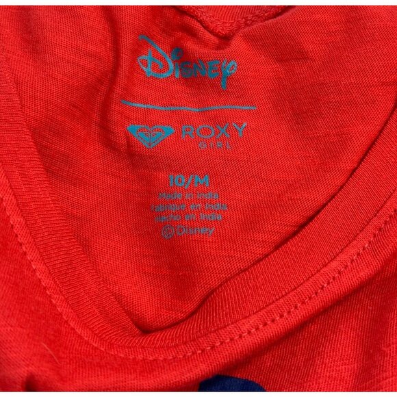 ROXY DISNEY The Little Mermaid Ariel Tank Tops Sz M Bundle Red Yellow Graphics - Picture 9 of 16